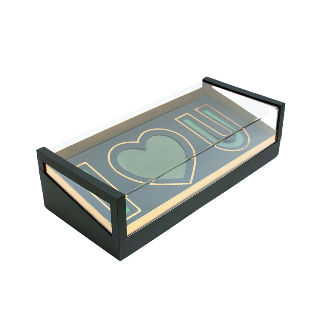 Acrylic I Love You Flower Box