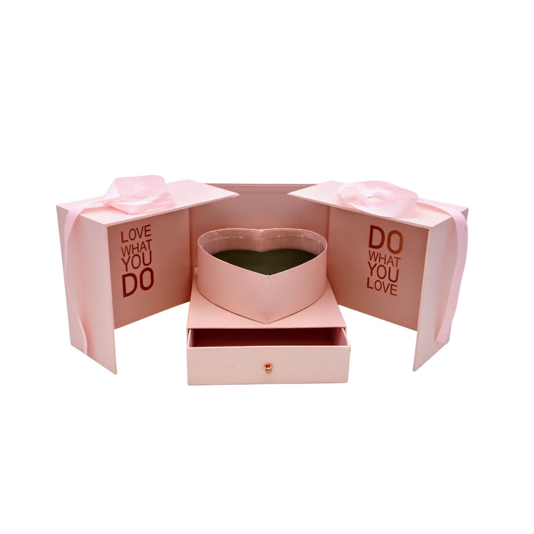 Fabric Square Flower Box (middle open)