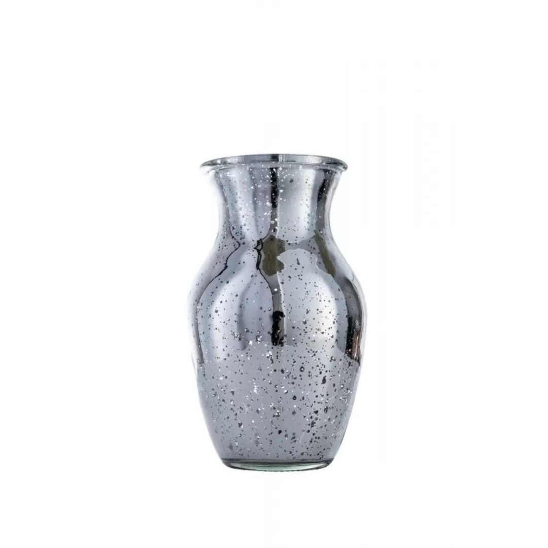 Mercury Ginger Glass Vase 8h X 5w