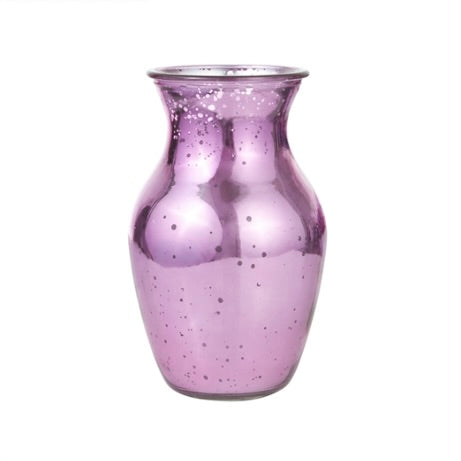 Mercury Ginger Glass Vase 8h X 5w