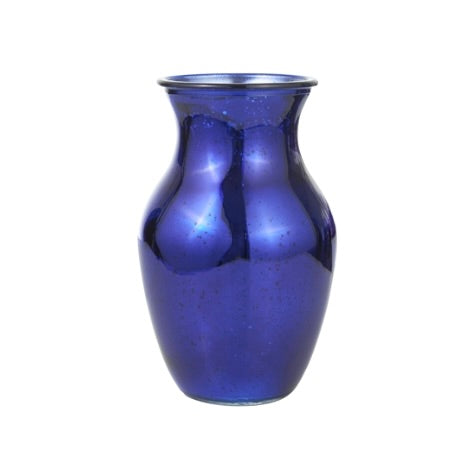 Mercury Ginger Glass Vase 8h X 5w