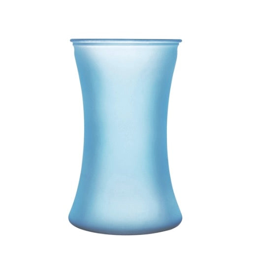 Frosted Glass Vase 5w X 8h