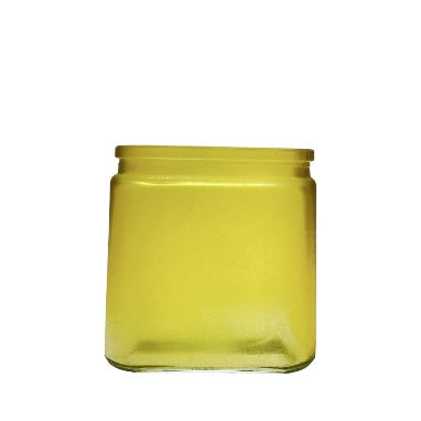 Frosted Cube Glass Vase 4.75w X 4.75h