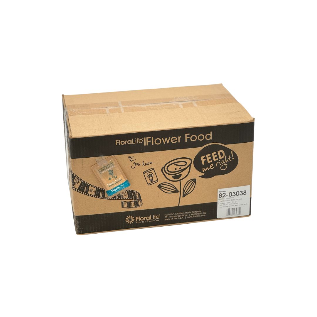 Floralife CRYSTAL CLEAR Flower Food 2000, 1 pt/.5 L packet