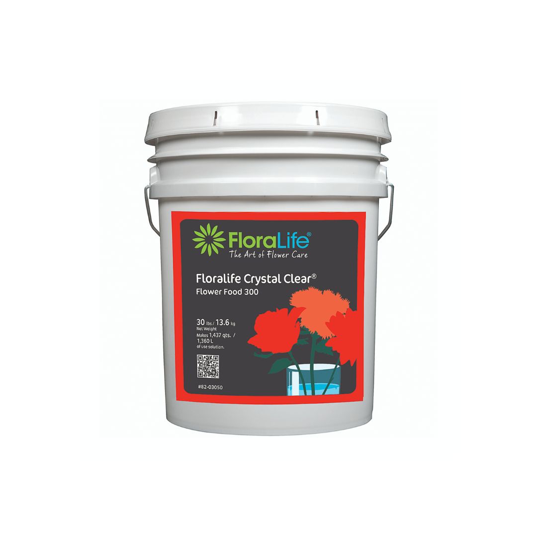 Floralife CRYSTAL CLEAR Flower Food 300 Powder, 30 lb.