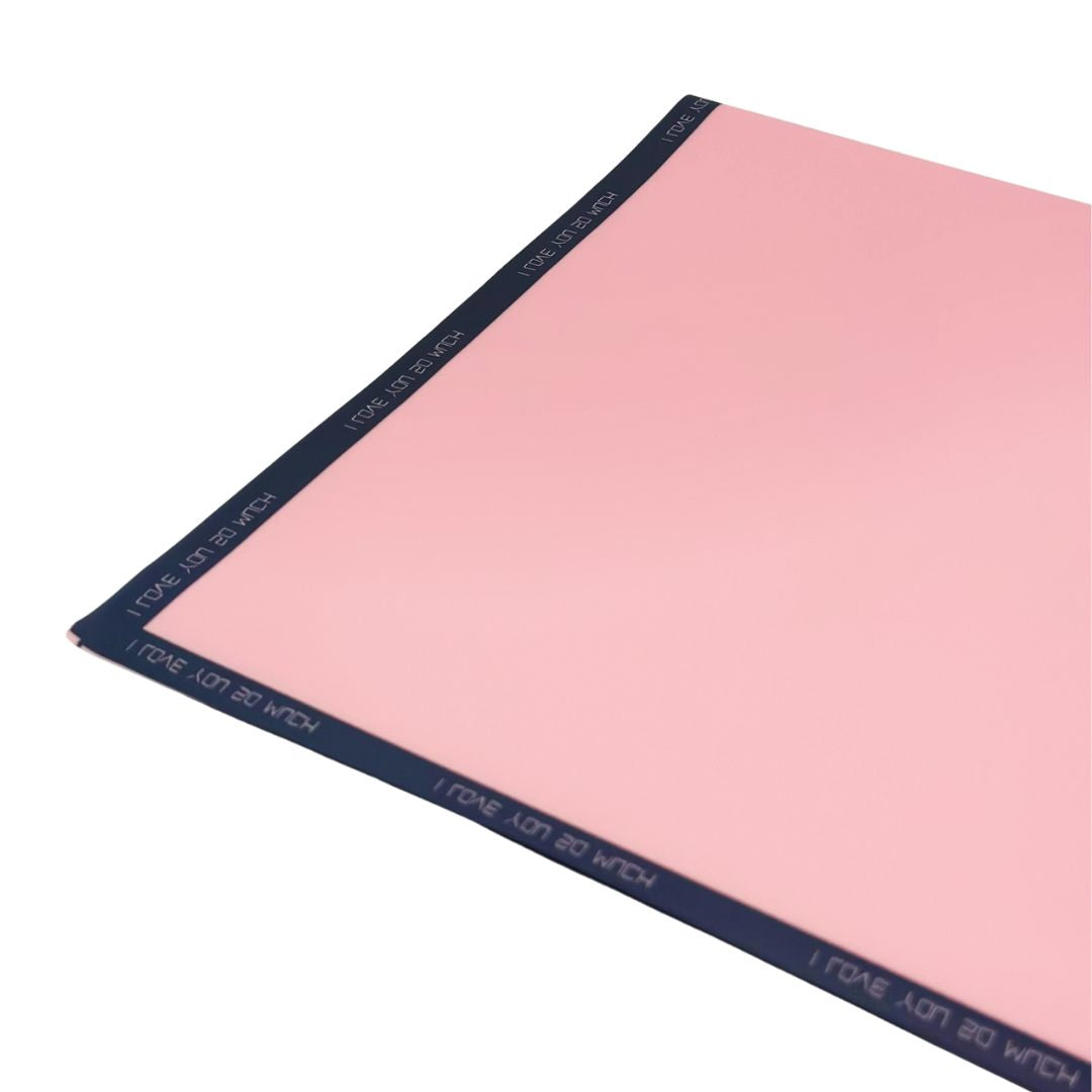 Plastic “I LOVE YOU SO MUCH” Flower Wrap