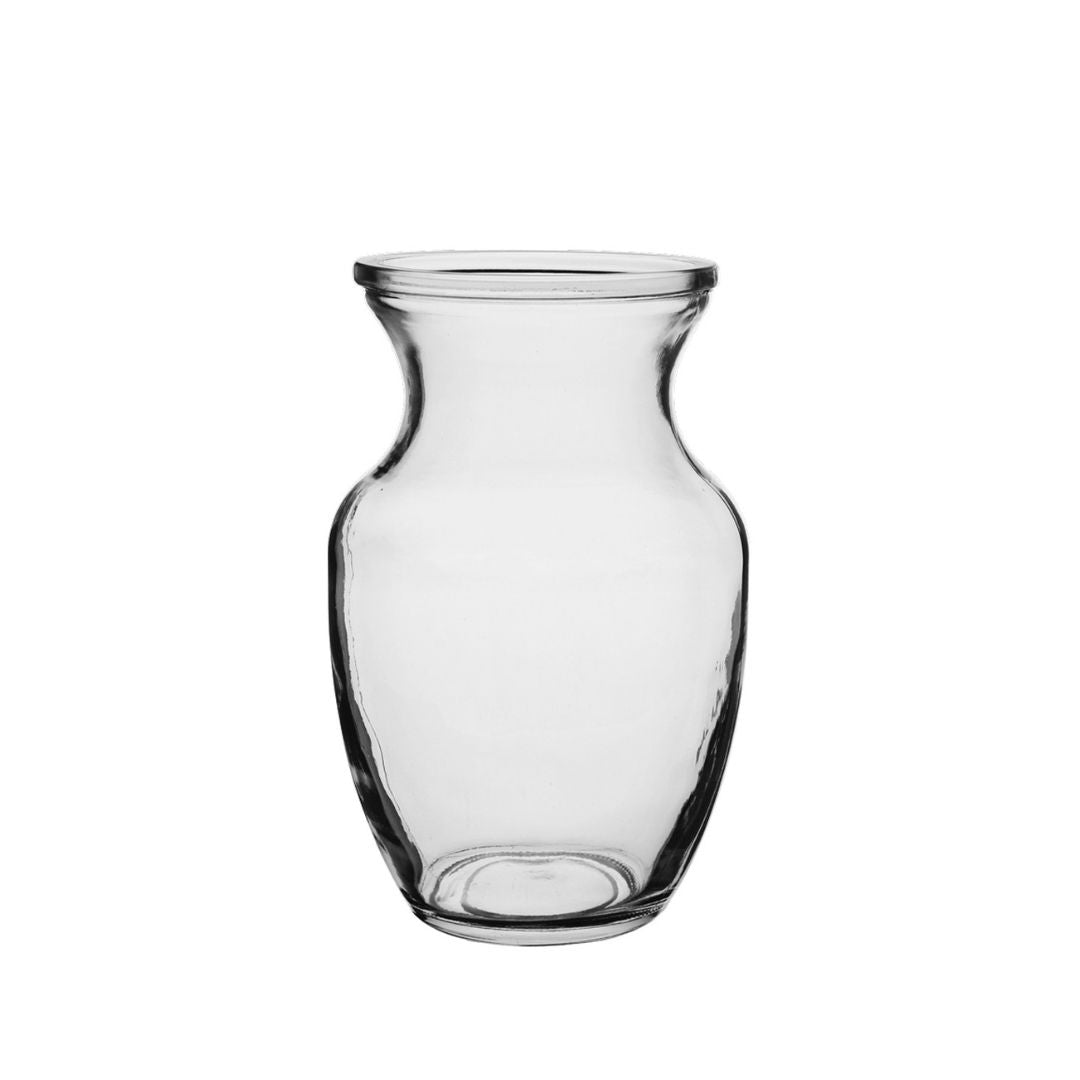 Machine Stubby Ginger Jar Urn Open 5", Height 9"