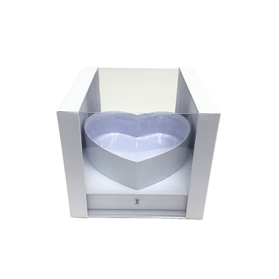 Square Heart Flower Box