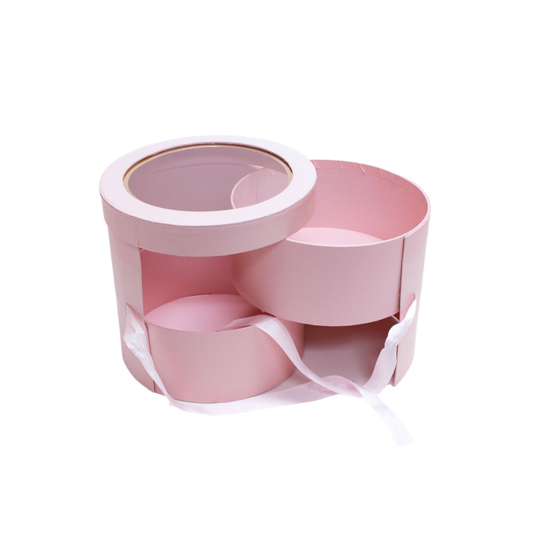 Double Layer Round Flower Box