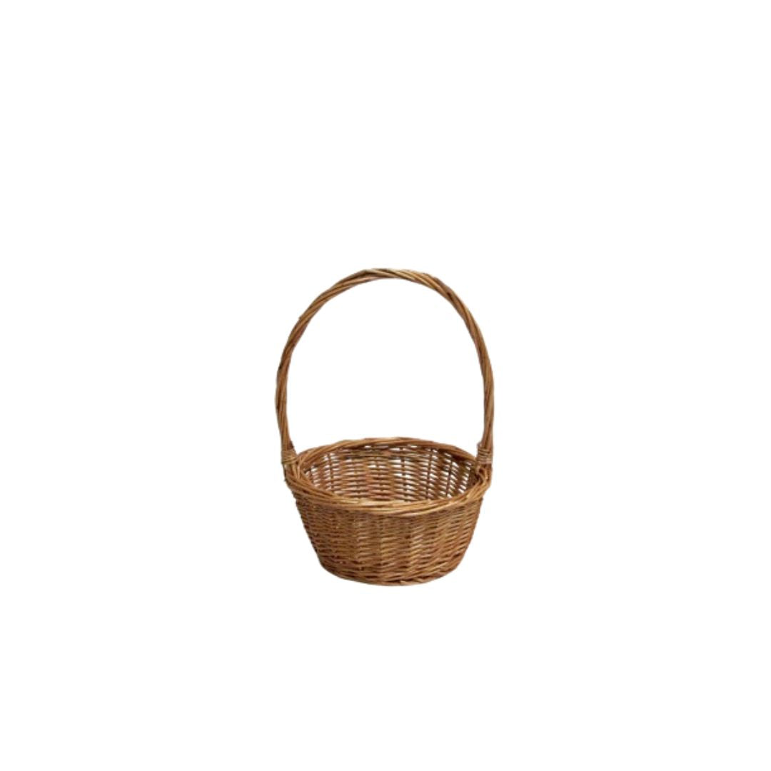 Willow round basket 200 tray