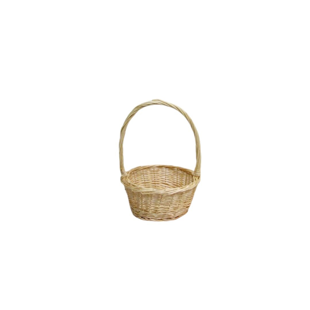 Willow round basket 200 tray