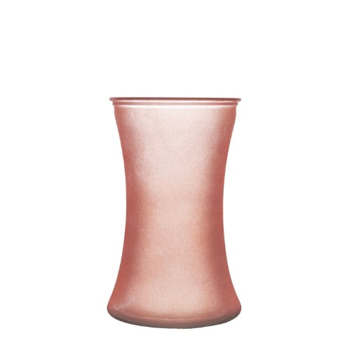 Frosted Glass Vase 5w X 8h