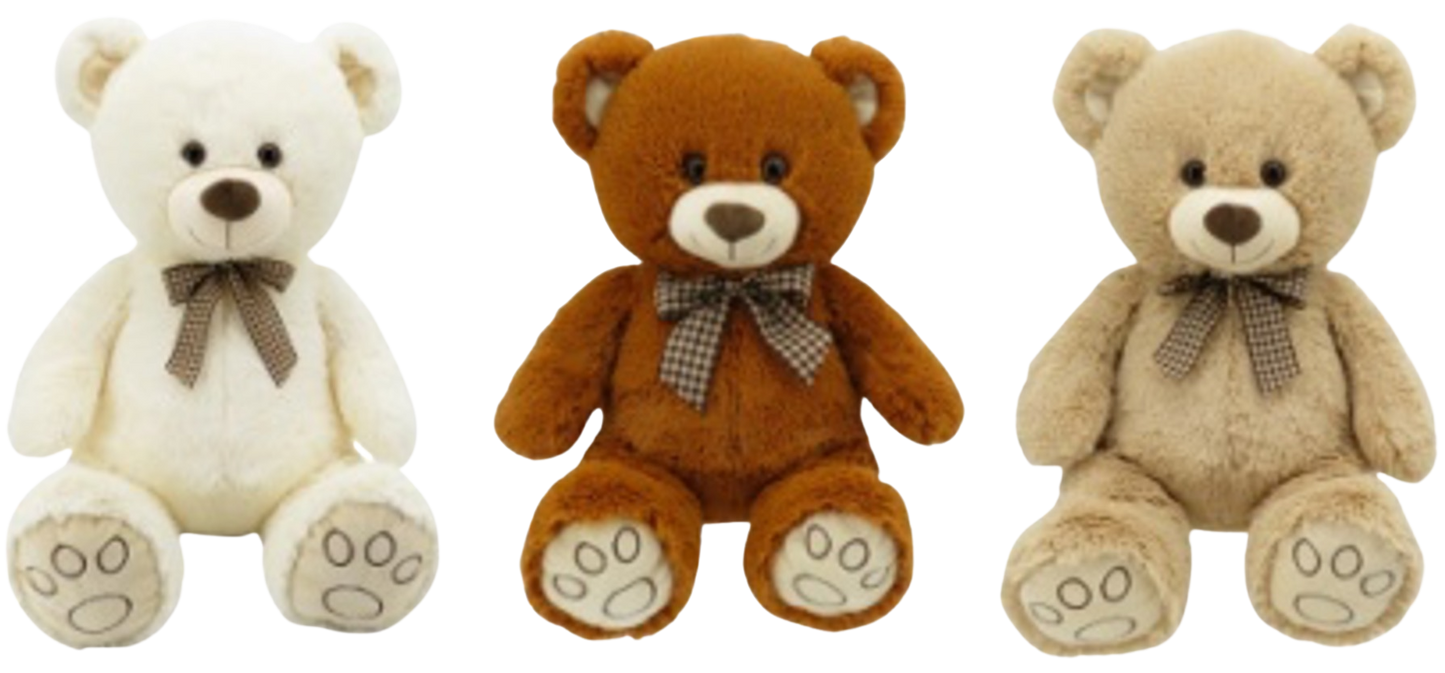 17" Floppy Paws Teddy Bear (14" sitting)