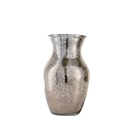 Mercury Ginger Glass Vase 8h X 5w