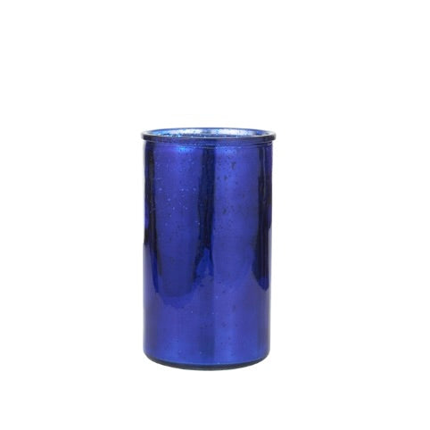 Cylinder Mercury Glass Vase 4.75w X 8h