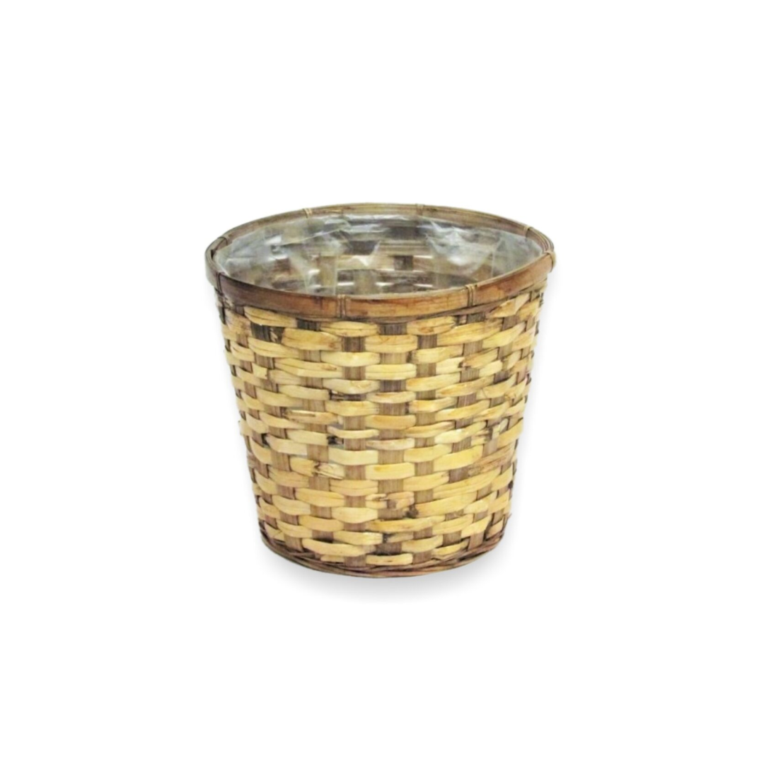 Washed Bamboo Round 6" Pot