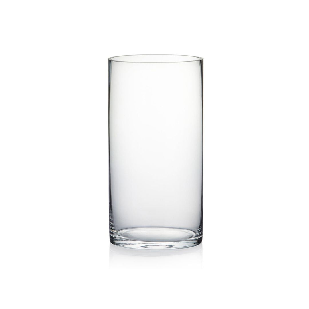 Cylinder Glass Vase 12"x6"