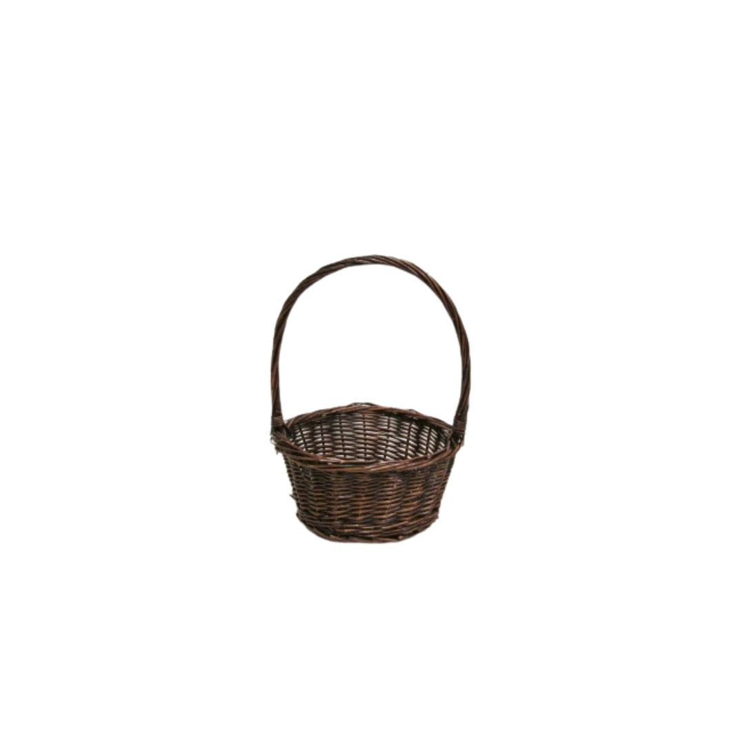 Willow round basket 200 tray