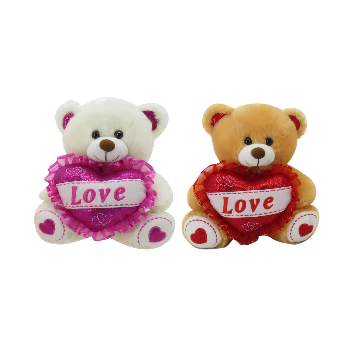 10" Big Heart Love Bear